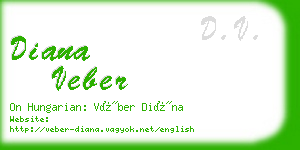 diana veber business card